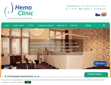 Tablet Screenshot of hemoclinic.cz